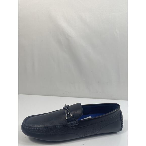 Akademiks TABOR-02 Shoes Mens Size 9.5 Navy Driving Loafers Slip On New Box